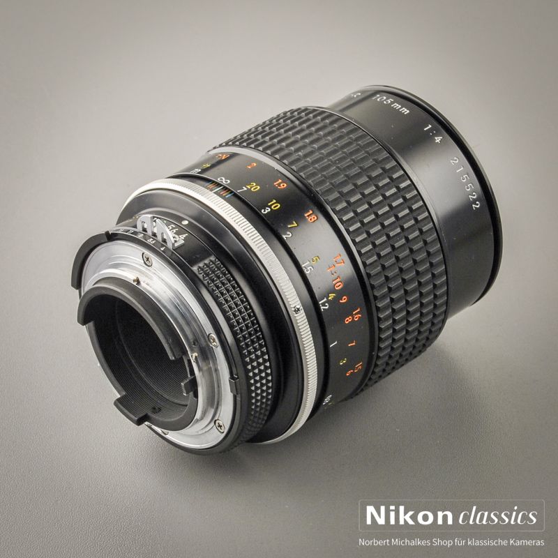 Nikon Micro-Nikkor 105/4 AI (Zustand A/A-)