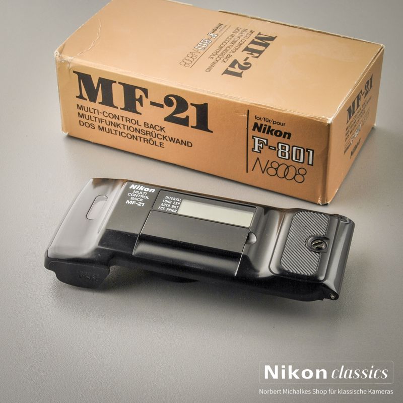 Nikon MF-21 Multifunktionsrückwand (Zustand A/A-) OVP