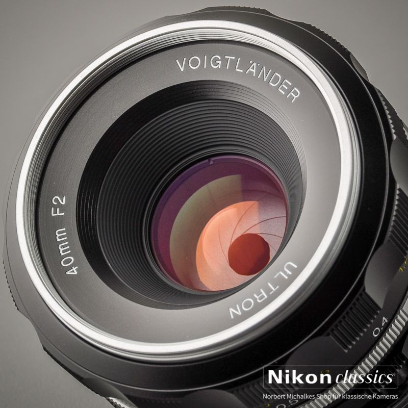 Voigtländer Ultron SL IIs 40/2,0 für Nikon (Zustand A)