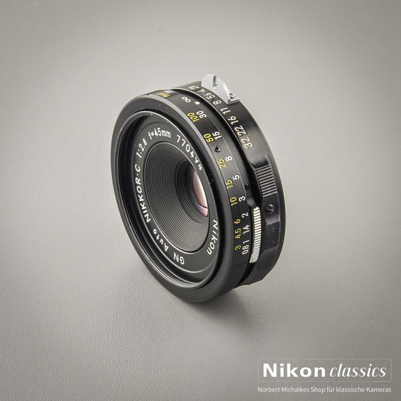 Nikon GN Auto Nikkor 45/2,8 nonAI  (Zustand A-)
