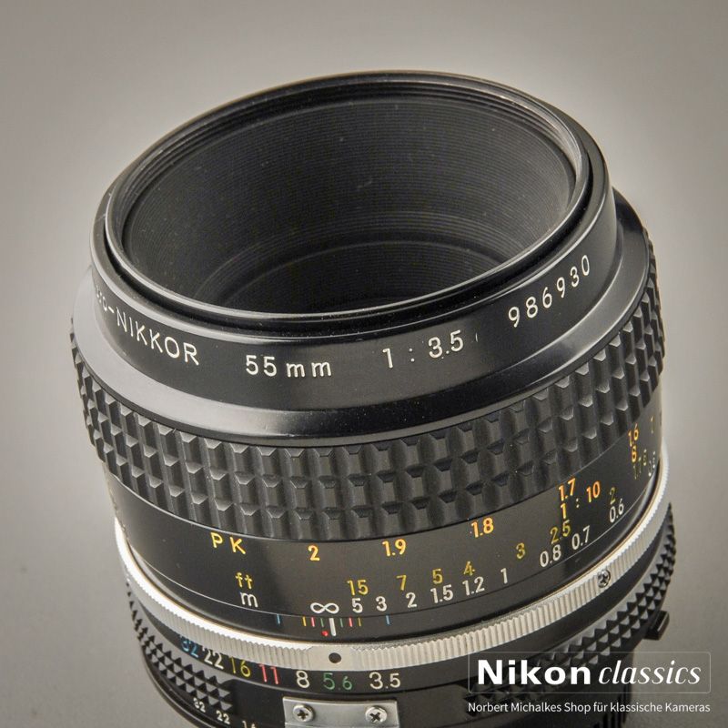 Nikon Micro-Nikkor 55/3,5 AI (Condition A/A-)