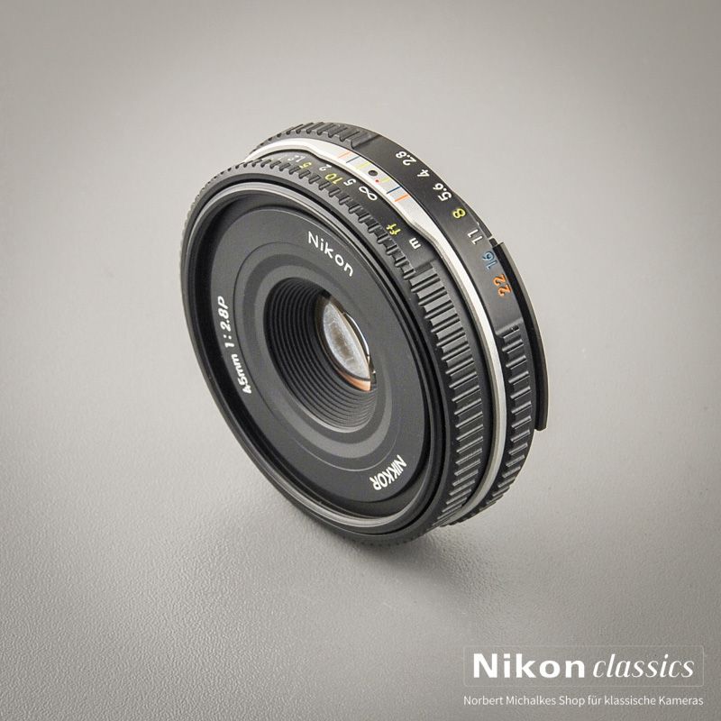 Nikon Nikkor 45/2,8 AI-P "Pancake" schwarz (Zustand A+)