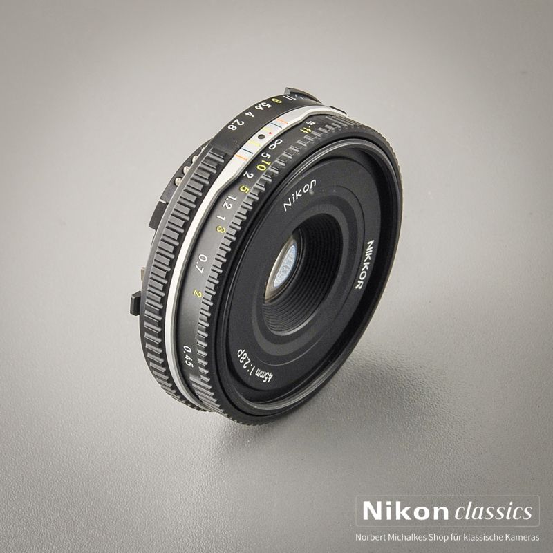 Nikon Nikkor 45/2,8 AI-P "Pancake" schwarz (Zustand A+)