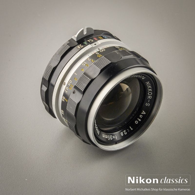 Nikon Nikkor-S Auto 35/2,8 nonAI "Berg-und-Tal" (Zustand A-)