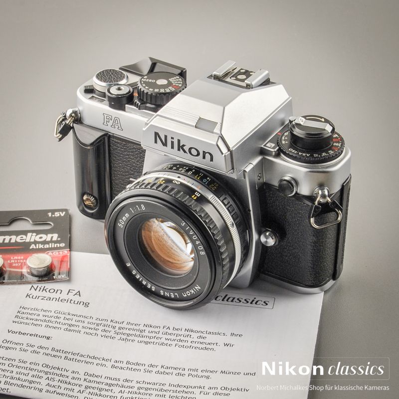 Nikon FA with 50/1,8 AIS (Condition A/A-)