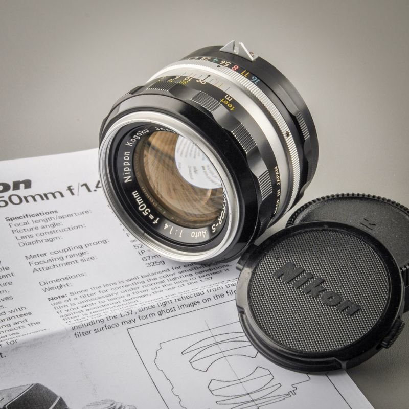Nikon Nikkor-S Auto 50/1,4 nonAI "Berg-und-Tal" (Zustand A-)