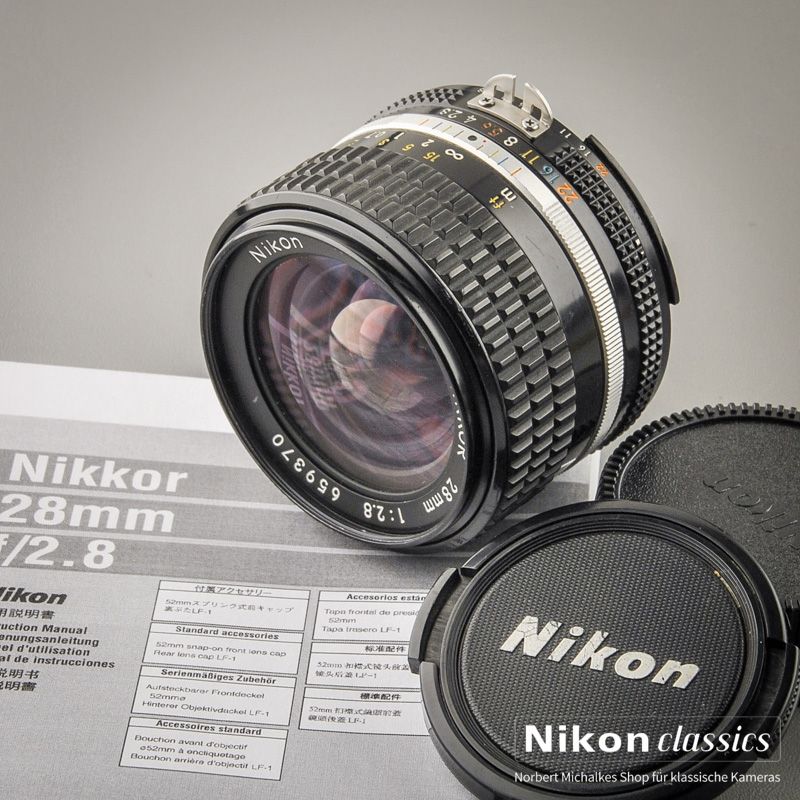 Nikon Nikkor 28/2,8 AIS (Zustand A-/AB)