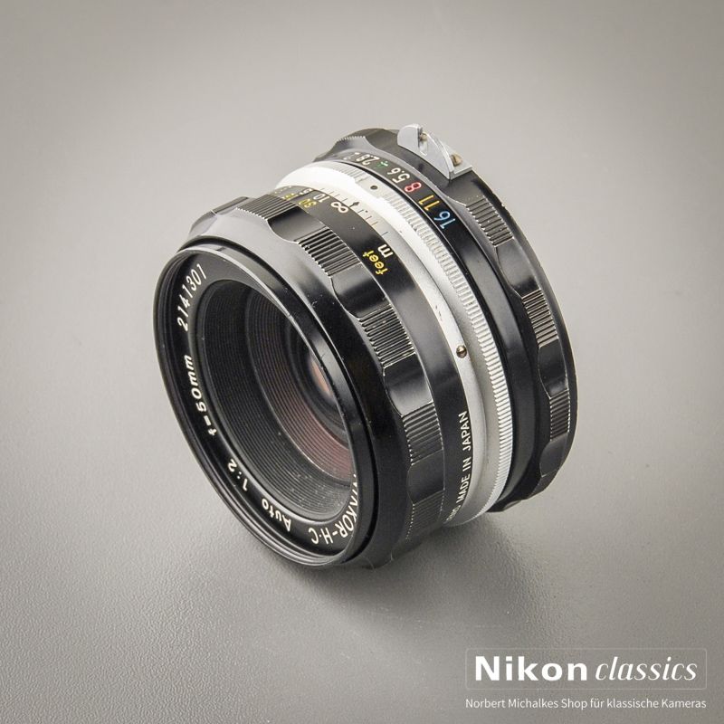 Nikon Nikkor-HC Auto 50/2,0 nonAI "Berg-und-Tal" (Zustand A-)