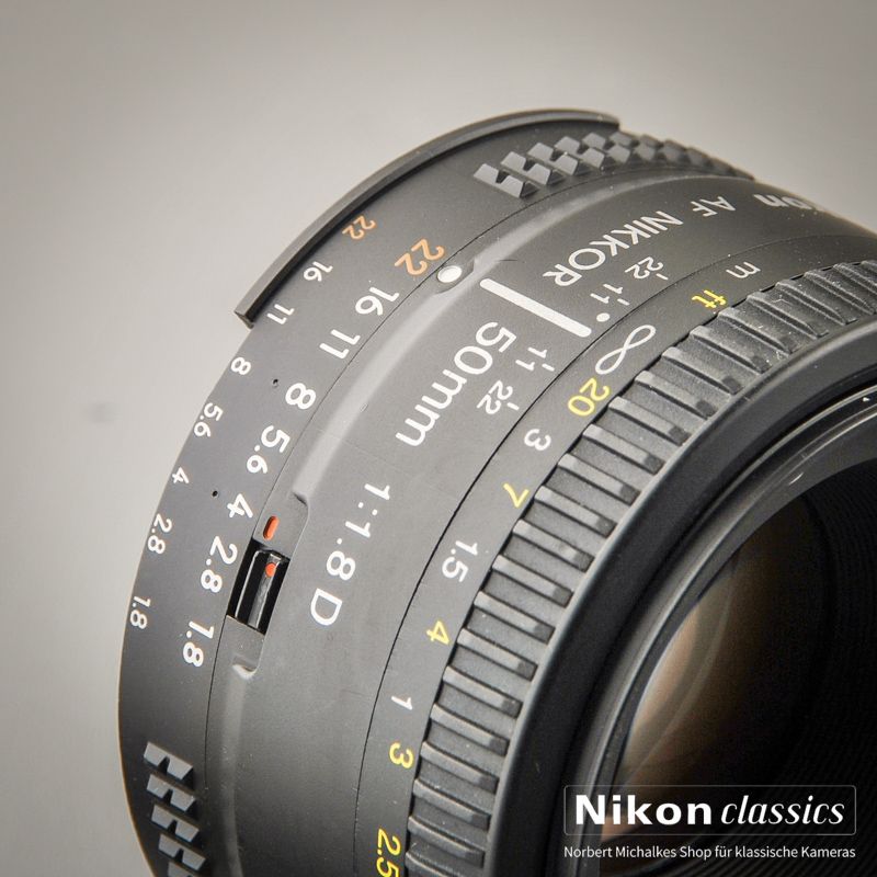 Nikon AF-D Nikkor 50/1,8 (Zustand A/A-)