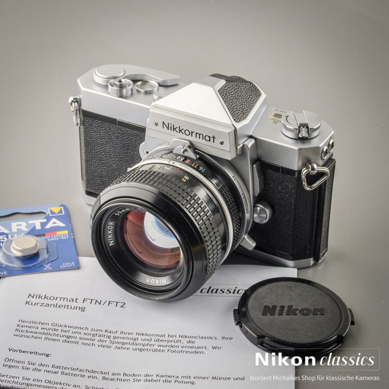 Nikkormat FTN mit Nikkor 50/1,4 (Zustand A-)