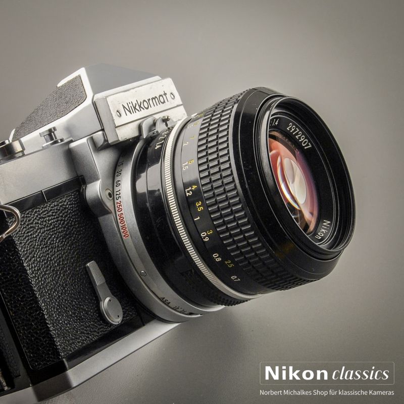 Nikkormat FTN mit Nikkor 50/1,4 (Zustand A-)