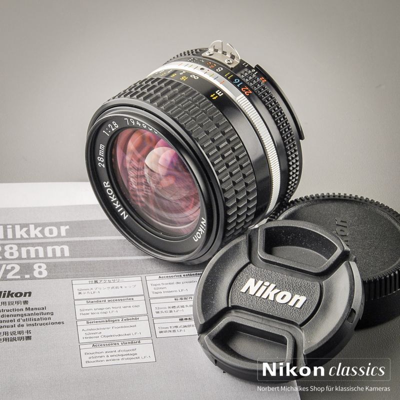 Nikon Nikkor 28/2,8 AIS (Zustand A)