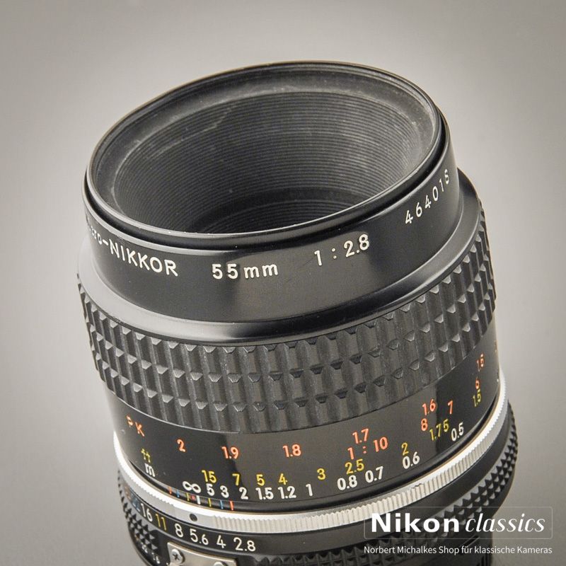 Nikon Micro-Nikkor 55/2,8 AIS (Condition A-)