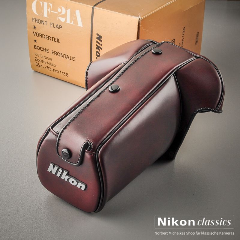 Leder-Vorderteil CF-21A für Nikon F3 mit 35-70/3,5 (OVP)