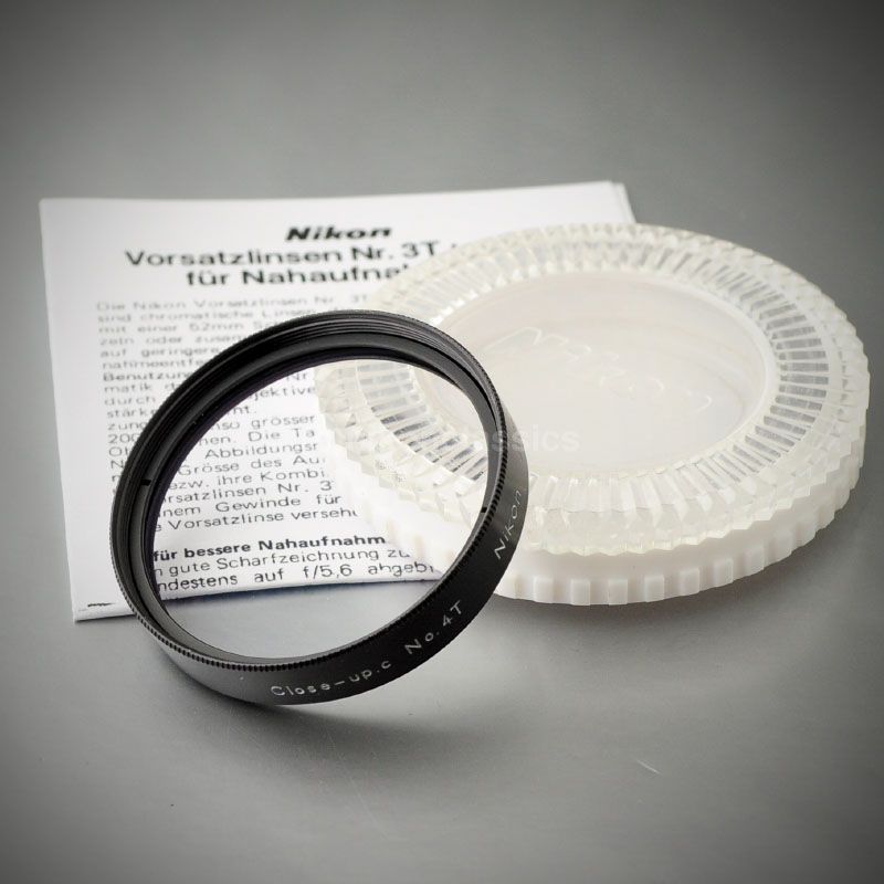 Nikon Nahlinse No. 4T (3 Dioptrien),  52mm