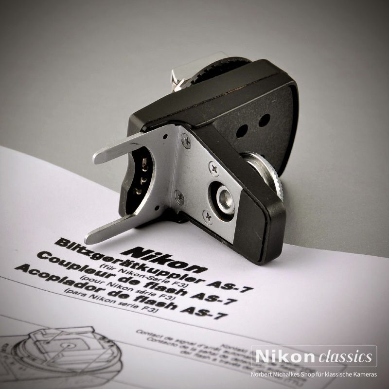 Nikon AS-7 Flash Unit Coupler Hotshoe to F3