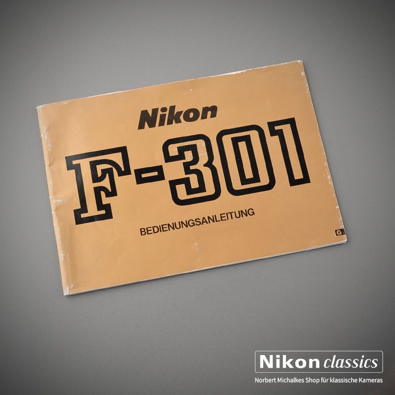 Nikon F301, Original Bedienungsanleitung