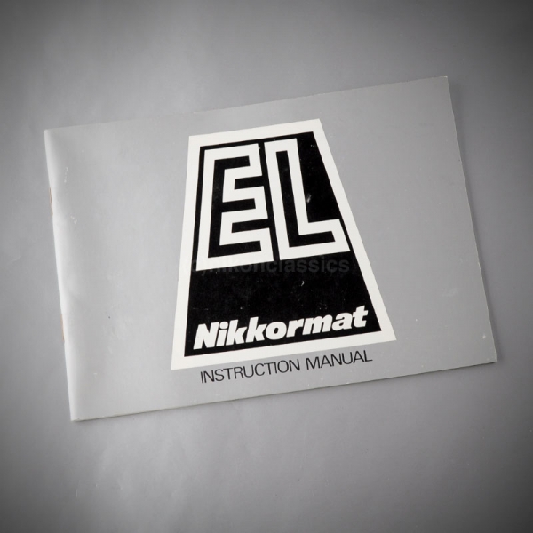 Nikkormat EL, english manual