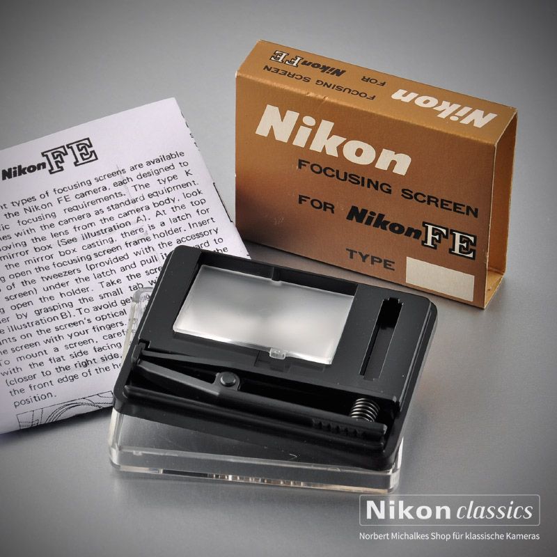 Einstellscheibe für Nikon FE Type K (Standard)